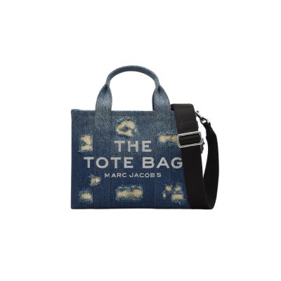 THE RIP AND REPAIR DENIM SMALL TOTE BAG
